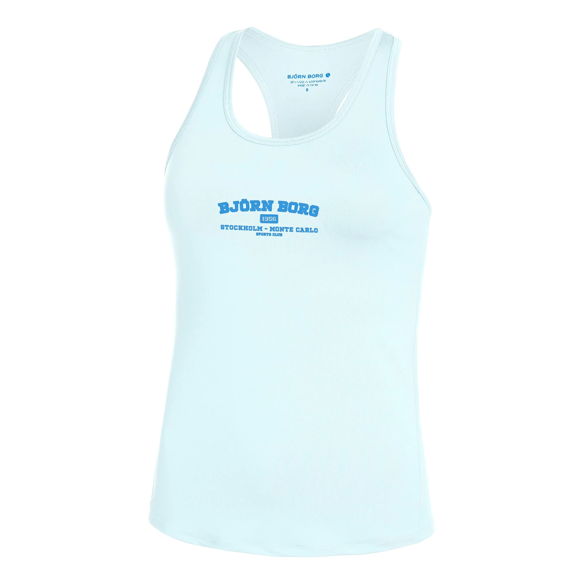 BJØRN BORG Tank-Top Canottiera Donna - Blu Chiaro