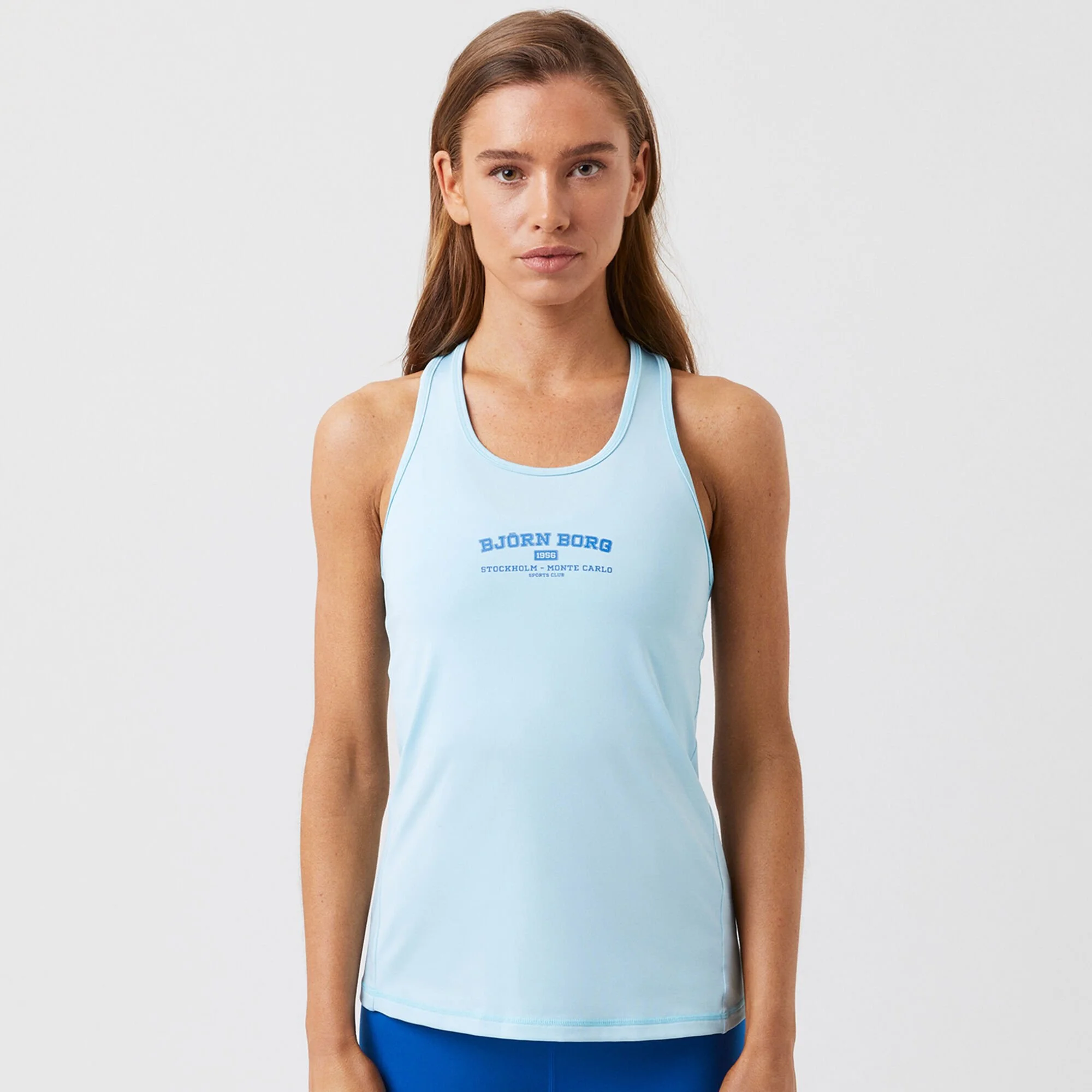 BJØRN BORG Tank-Top Canottiera Donna - Blu Chiaro - immagine 4