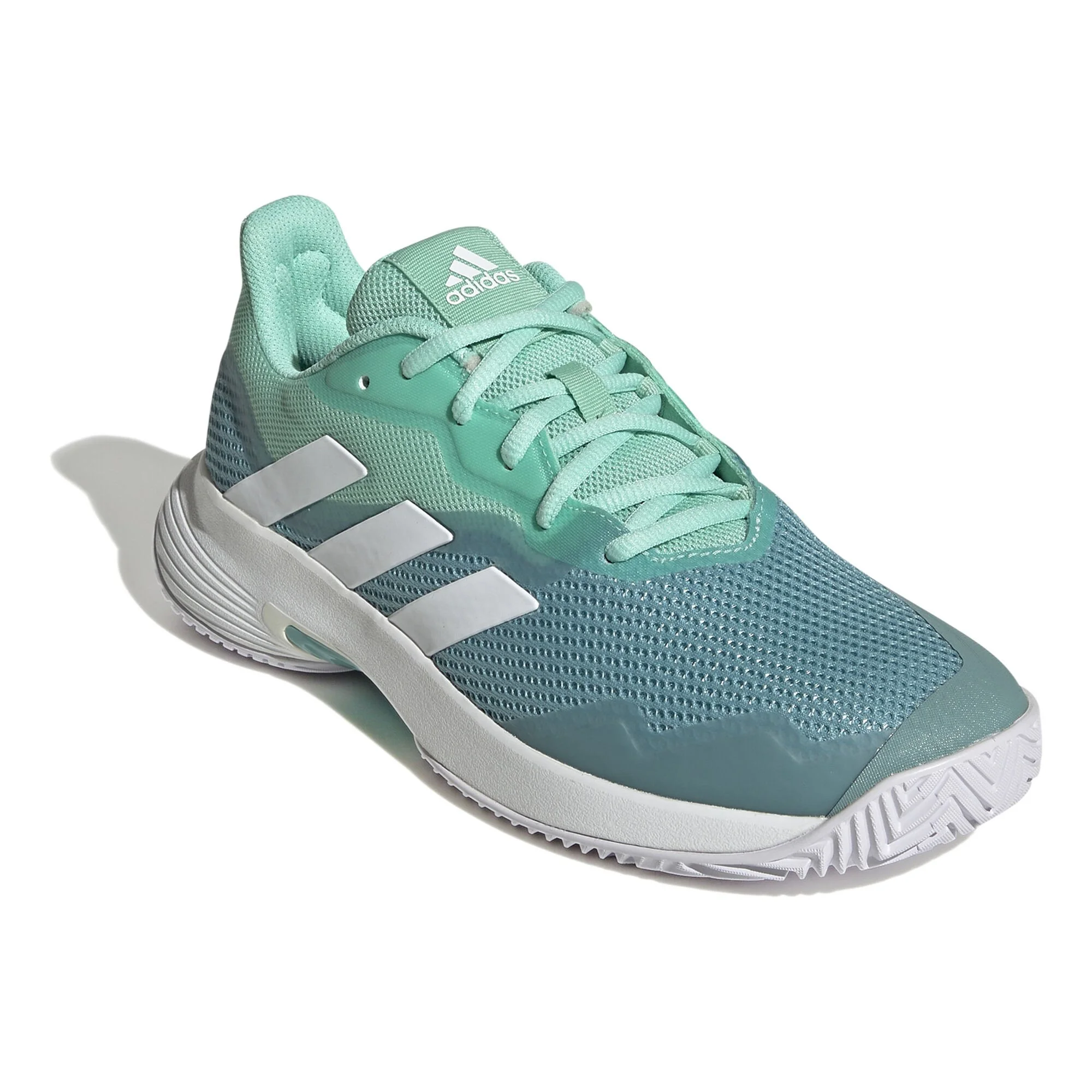 ADIDAS CourtJam Control Scarpa Per Tutte Le Superfici Donna - Verde, Bianco - immagine 3