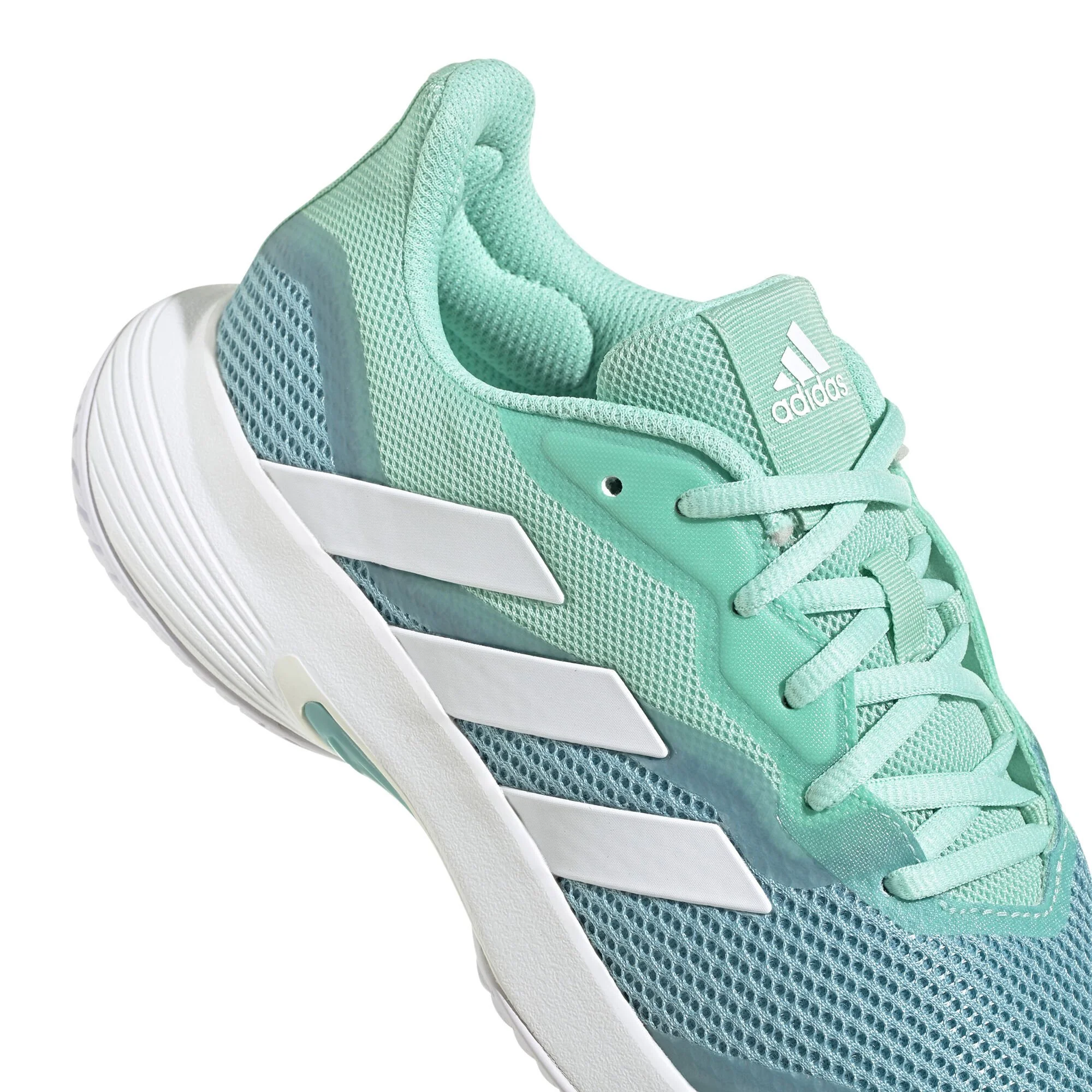 ADIDAS CourtJam Control Scarpa Per Tutte Le Superfici Donna - Verde, Bianco - immagine 7