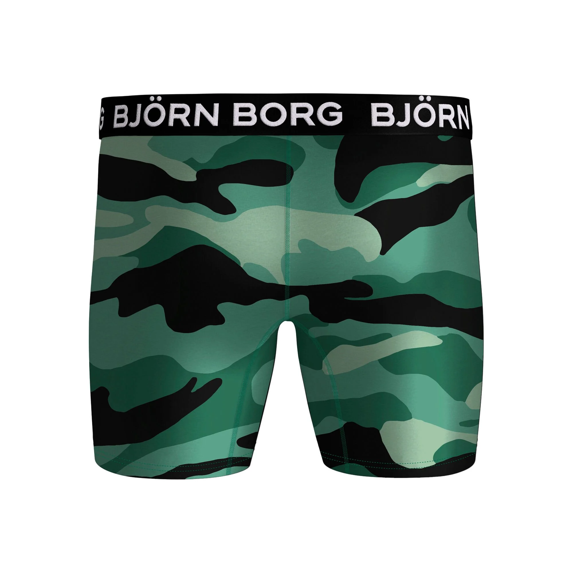 BJØRN BORG Performance Boxer Confezione Da 2 Uomini - Verde, Nero - immagine 3