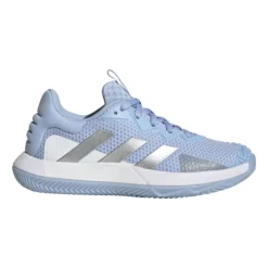 ADIDAS SoleMatch Control Scarpa Per Terra Rossa Donna - Blu Chiaro, Bianco
