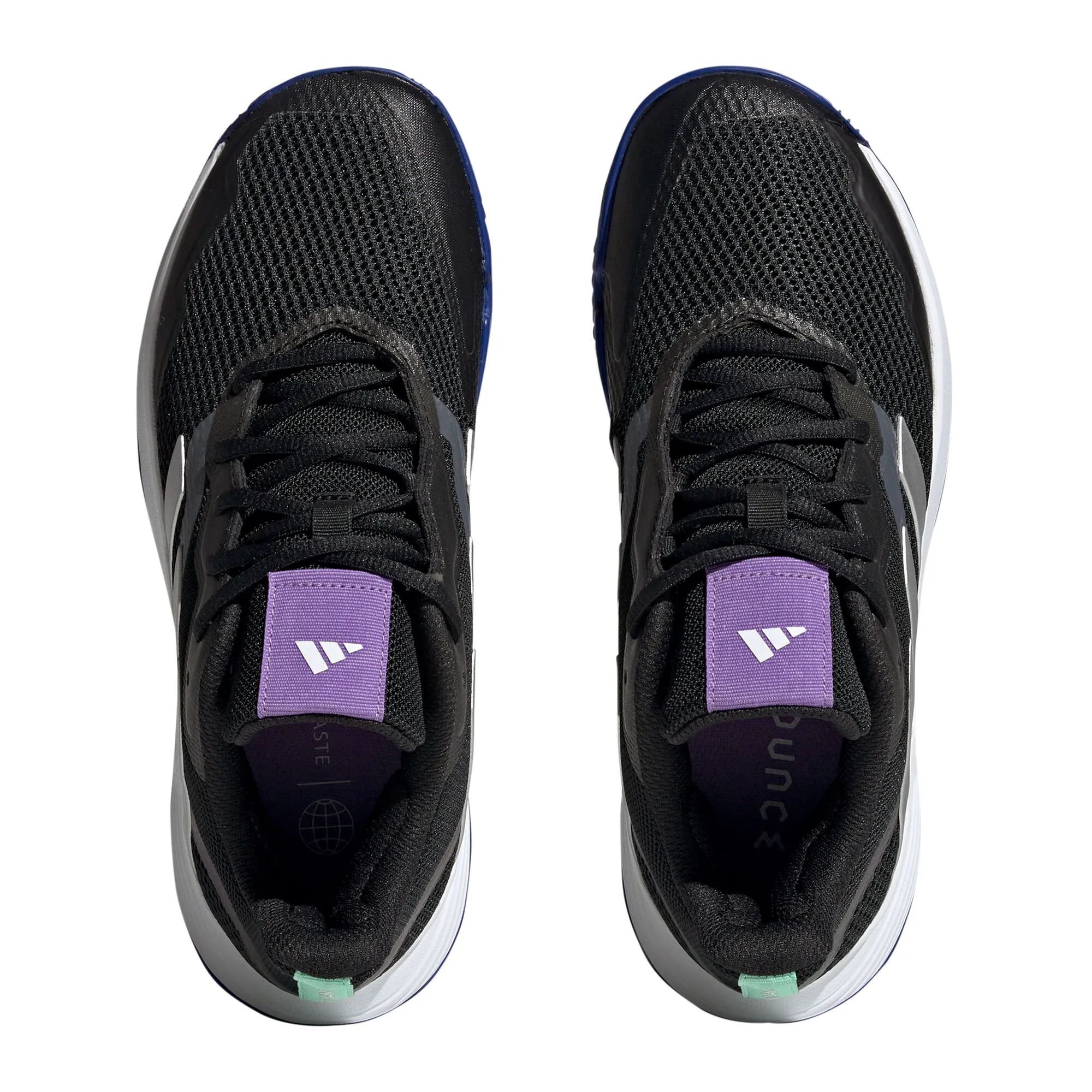 ADIDAS CourtJam Control Scarpa Per Terra Rossa Donna - Nero, Argento - immagine 3