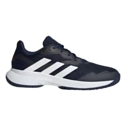 ADIDAS Court Jam Control Scarpa Per Tutte Le Superfici Uomini - Blu Scuro, Bianco