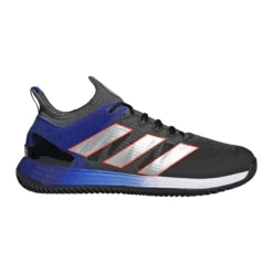 ADIDAS Adizero Ubersonic 4 Scarpa Per Terra Rossa Uomini - Grigio Scuro, Blu