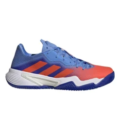 ADIDAS Barricade Scarpa Per Terra Rossa Uomini - Blu, Arancione