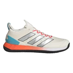 ADIDAS Adizero Ubersonic 4 Scarpa Per Terra Rossa Uomini - Bianco, Argento