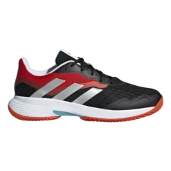 ADIDAS CourtJam Control Scarpa Per Terra Rossa Uomini - Nero, Rosso