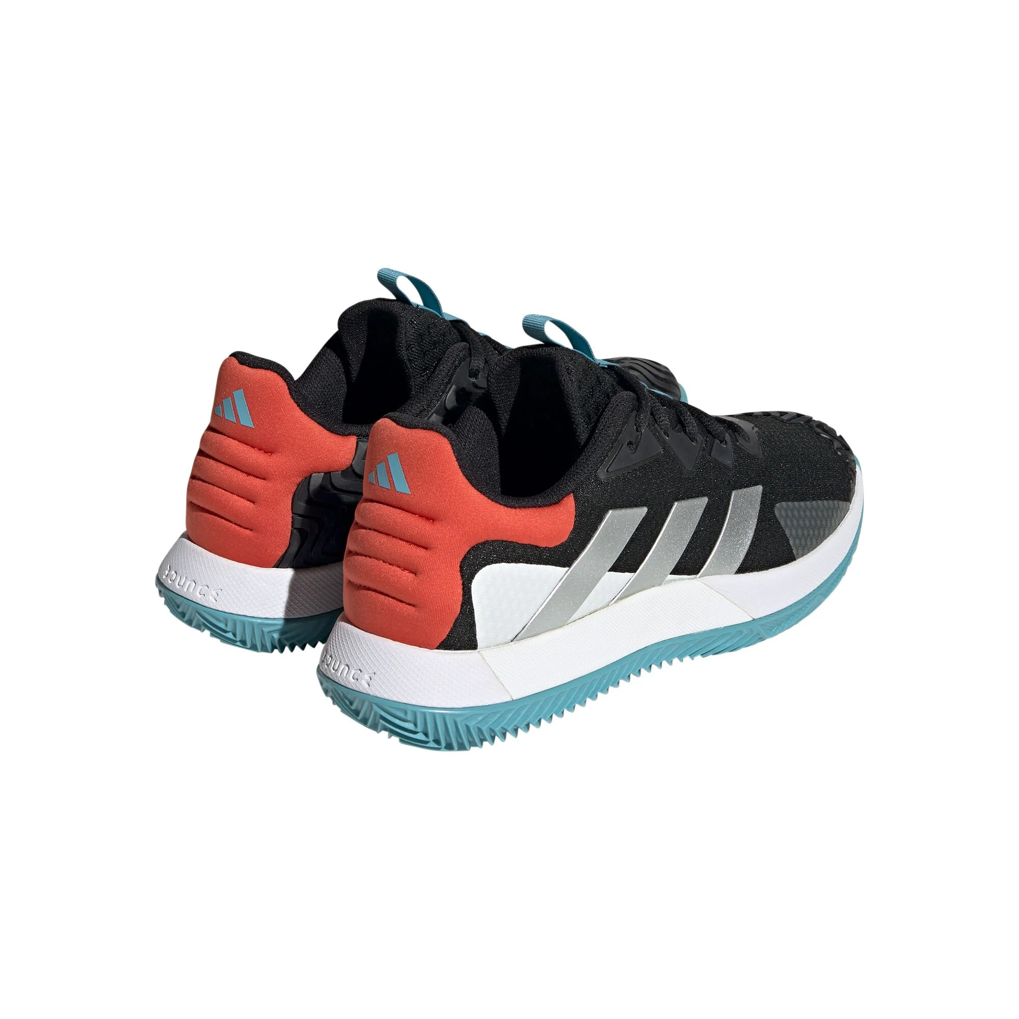 ADIDAS SoleMatch Control Scarpa Per Terra Rossa Uomini - Nero, Arancione - immagine 5