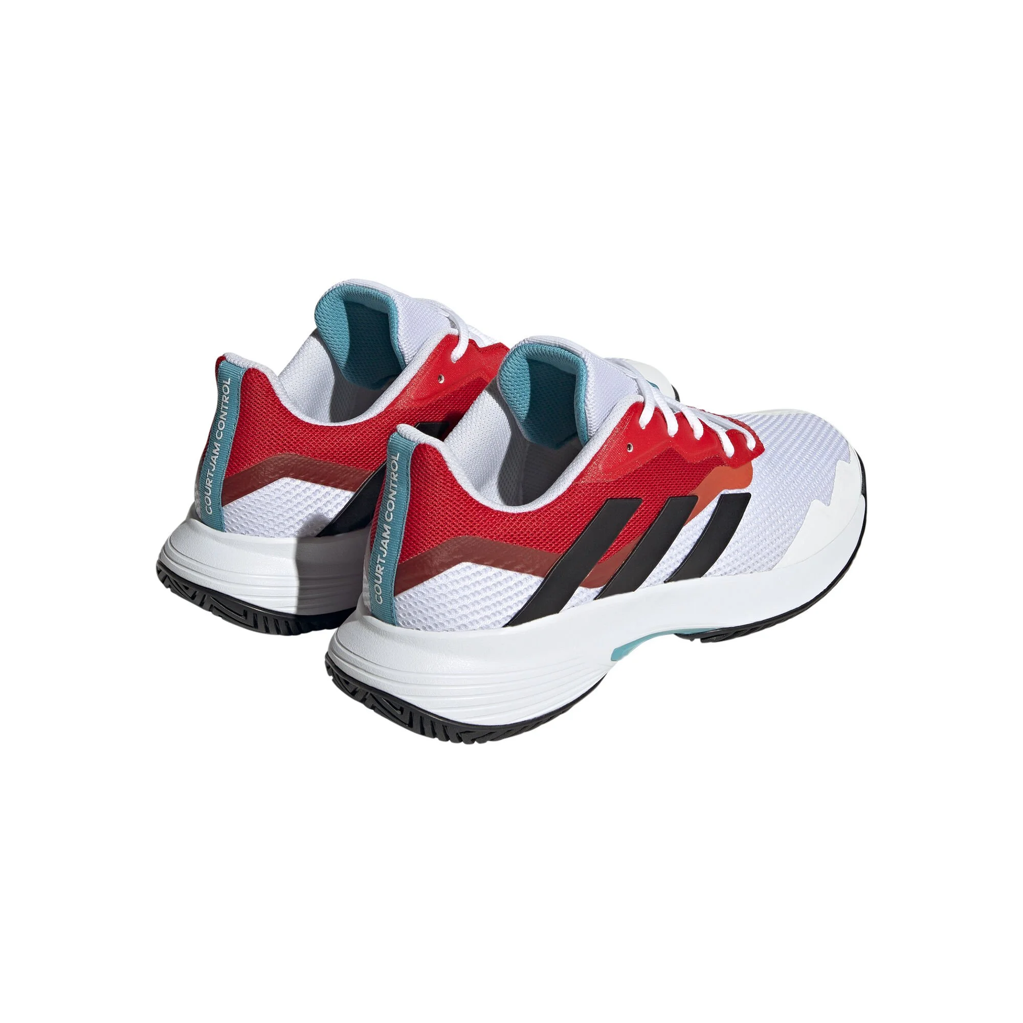 ADIDAS CourtJam Control Scarpa Per Tutte Le Superfici Uomini - Bianco, Rosso - immagine 5