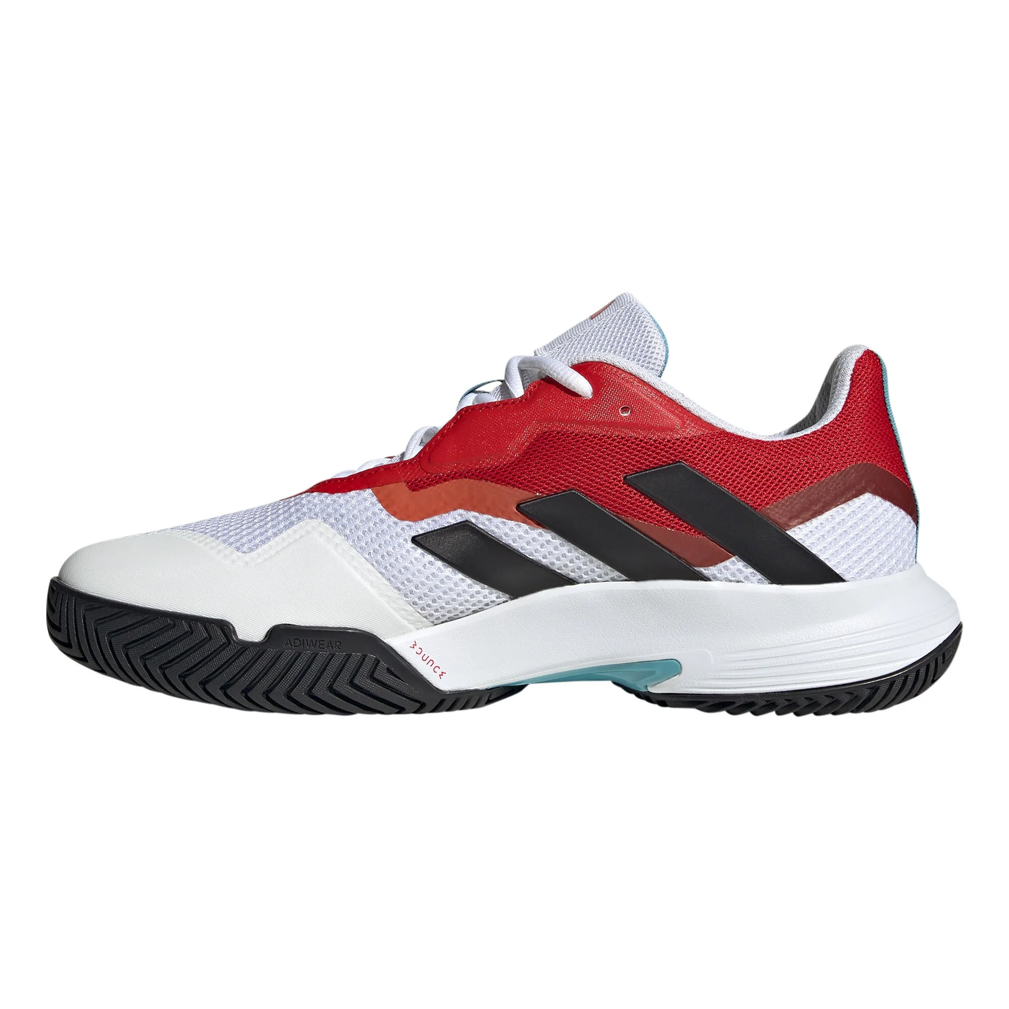 ADIDAS CourtJam Control Scarpa Per Tutte Le Superfici Uomini - Bianco, Rosso - immagine 2