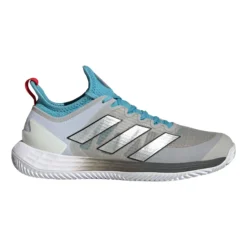 ADIDAS Adizero Ubersonic 4 Scarpa Per Terra Rossa Donna - Grigio, Turchese