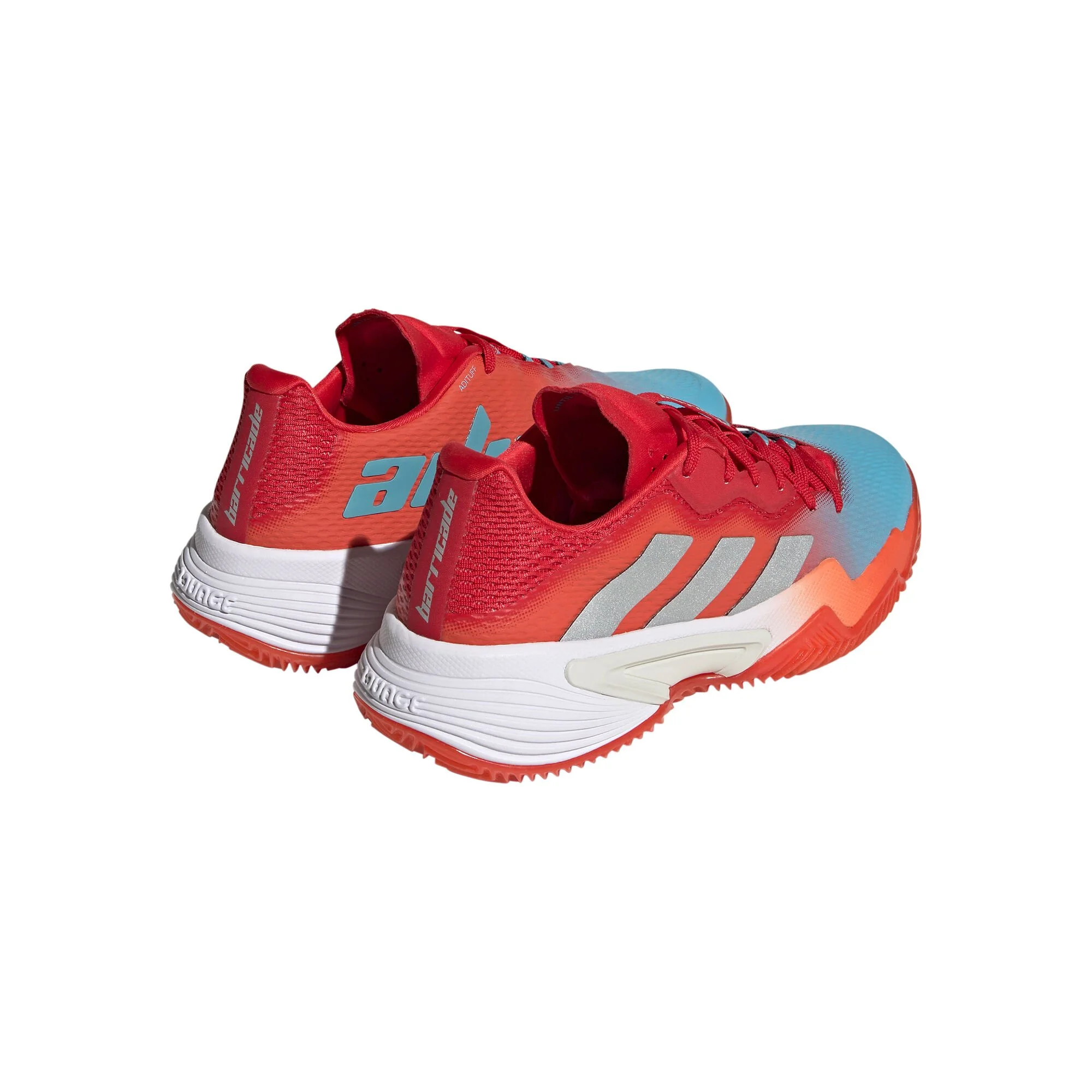 ADIDAS Barricade Scarpa Per Terra Rossa Donna - Rosso, Bianco - immagine 5