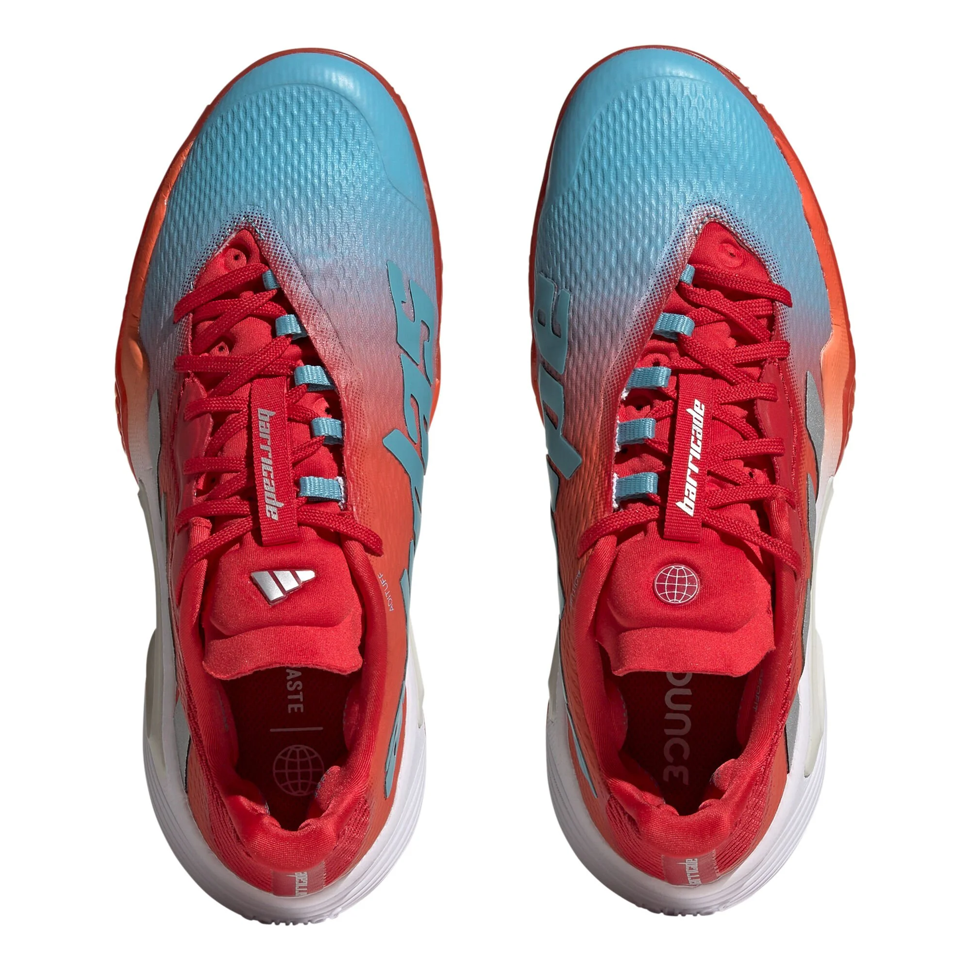 ADIDAS Barricade Scarpa Per Terra Rossa Donna - Rosso, Bianco - immagine 3