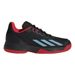 ADIDAS Courtflash Bambini - Nero, Rosso