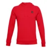 Under Armour Rival Fleece Felpa Con Cappuccio Uomini - Rosso