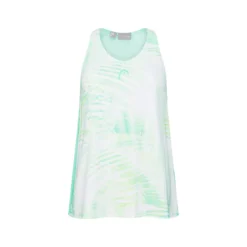 Head Agility Canottiera Ragazze - Verde, Bianco