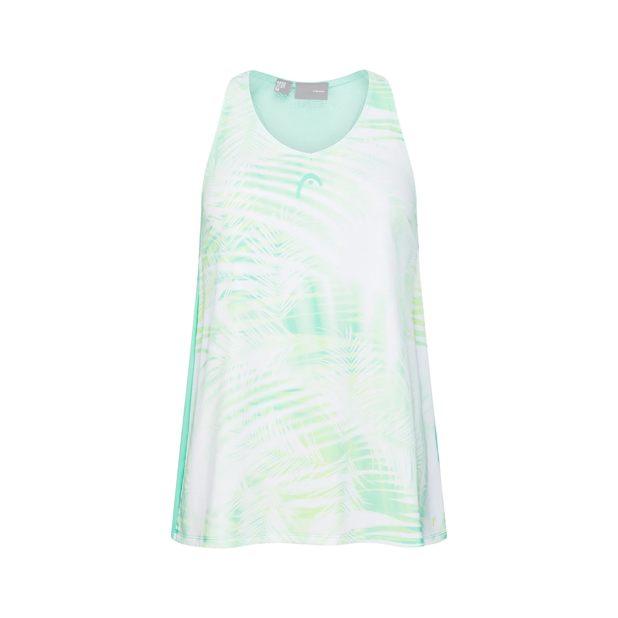 Head Agility Canottiera Ragazze - Verde, Bianco