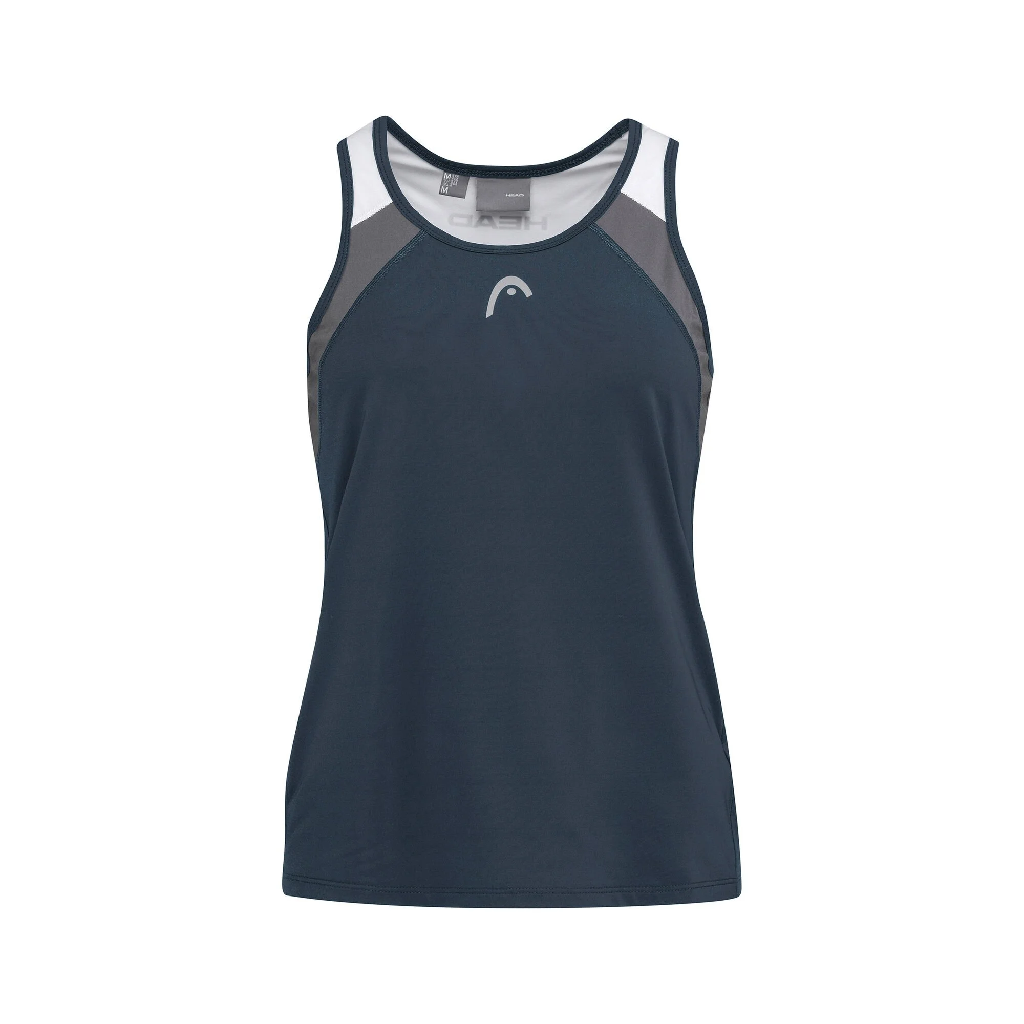 Head Club 22 Tank-Top Canottiera Ragazze - Blu Scuro, Bianco