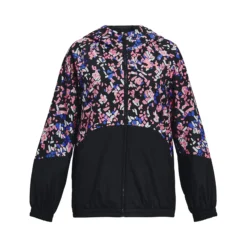 Under Armour Woven Felpa Ragazze - Nero, Multicolore