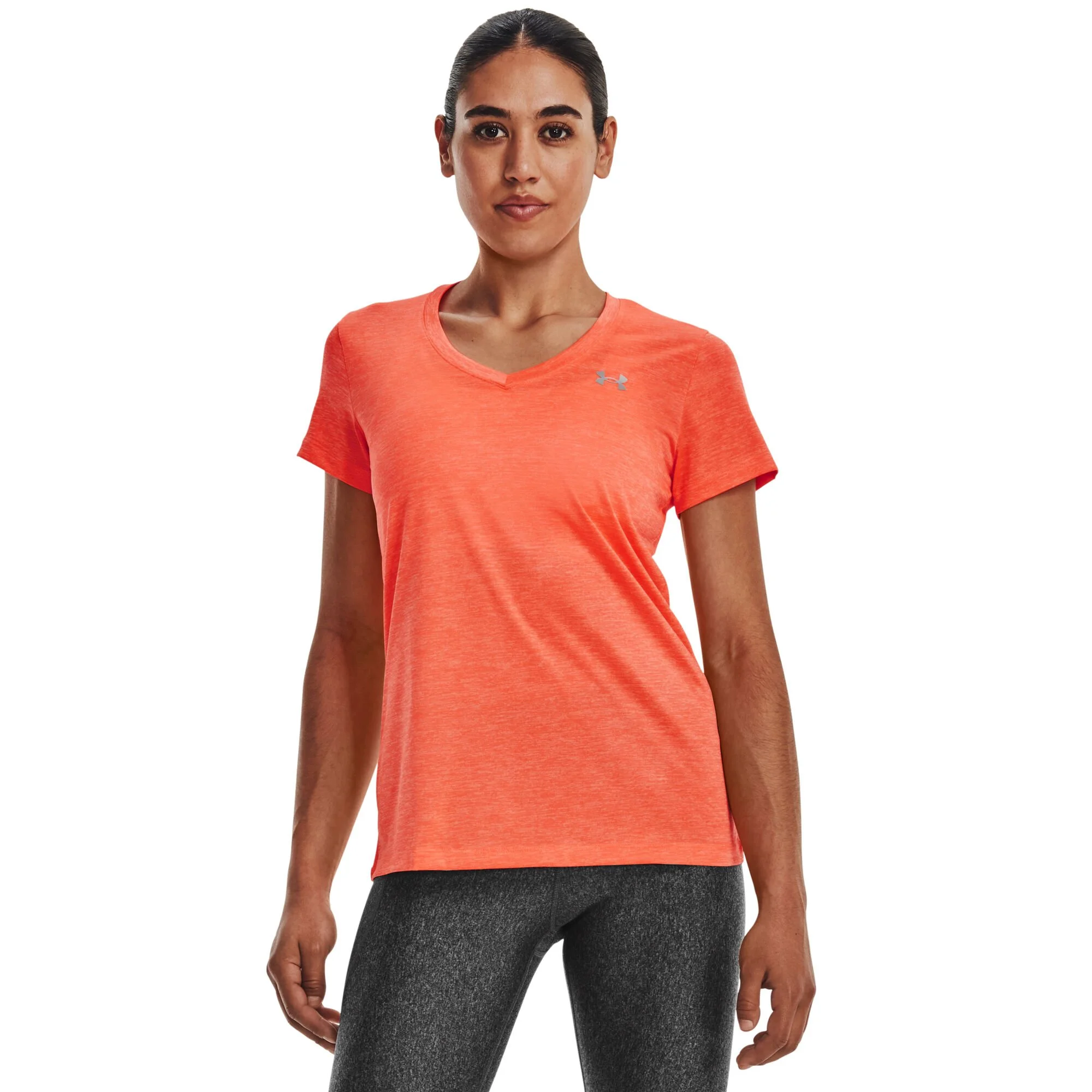 Under Armour Tech Twist Maglietta Donna - Arancione - immagine 3