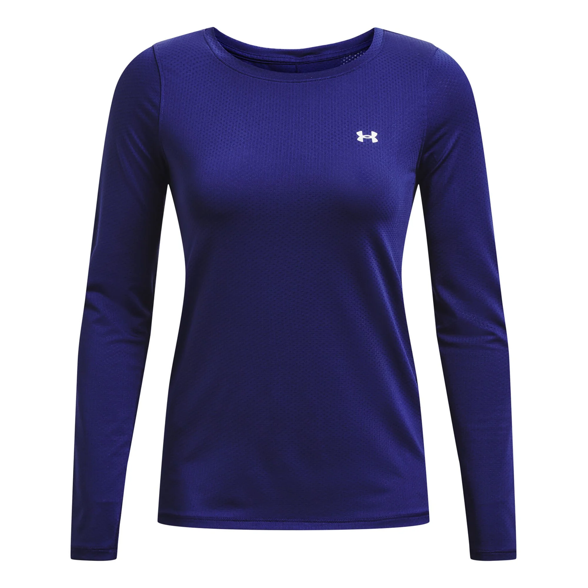 Under Armour Heatgear Manica Lunga Donna - Blu Scuro