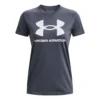 Under Armour Sportstyle Logo Graphic Maglietta Donna - Grigio Scuro