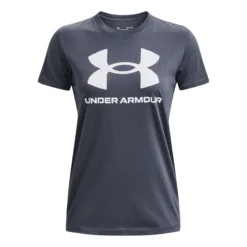 Under Armour Sportstyle Logo Graphic Maglietta Donna - Grigio Scuro