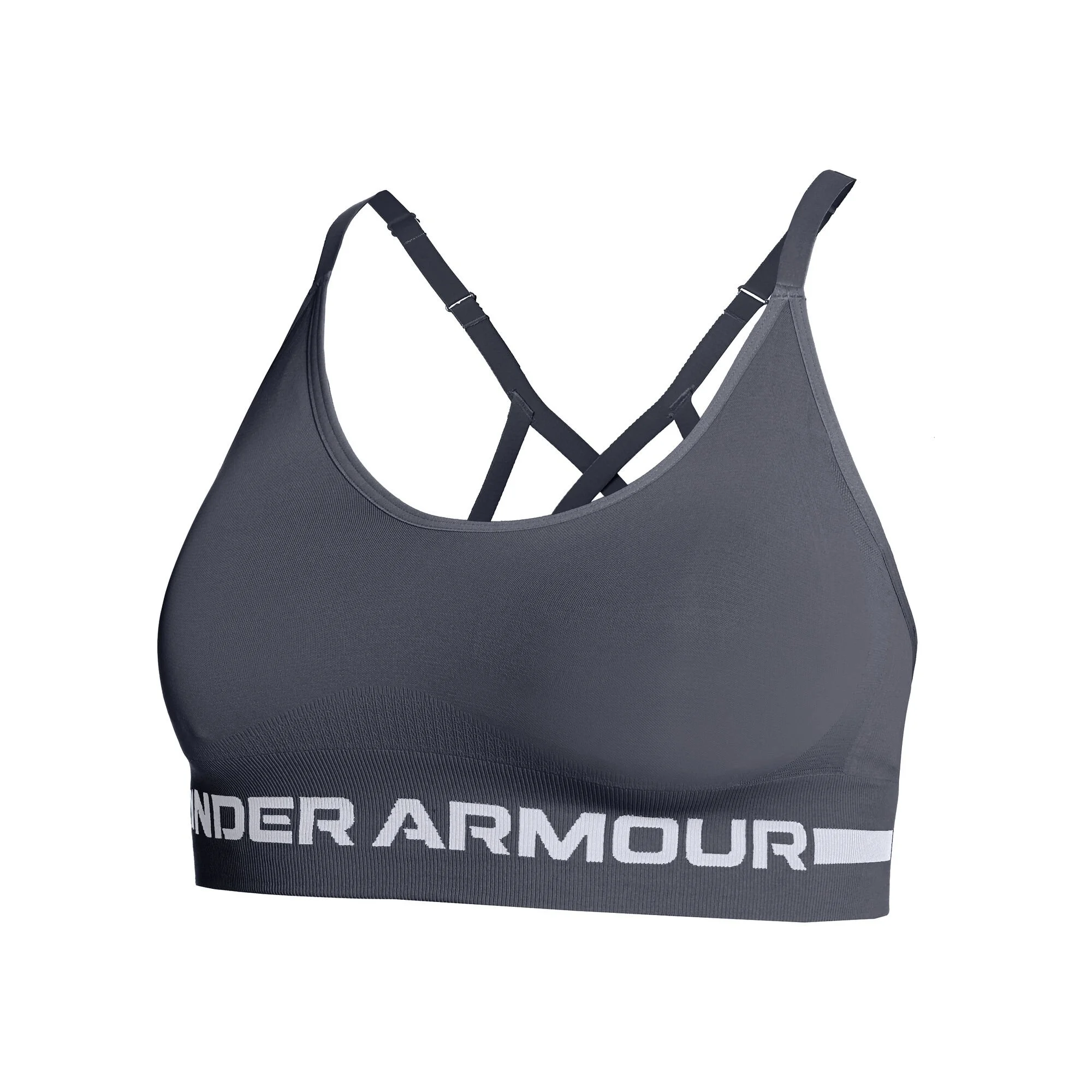 Under Armour Seamless Low Long Reggiseni Sportivi Donna - Grigio Scuro