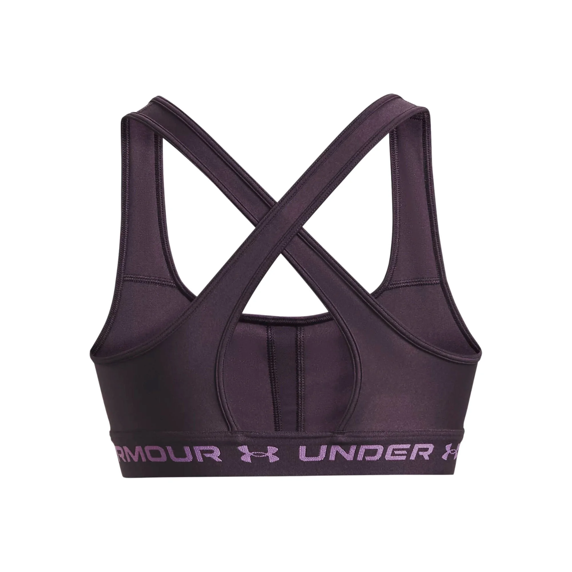 Under Armour Crossback Mid Reggiseni Sportivi Donna - Viola - immagine 2