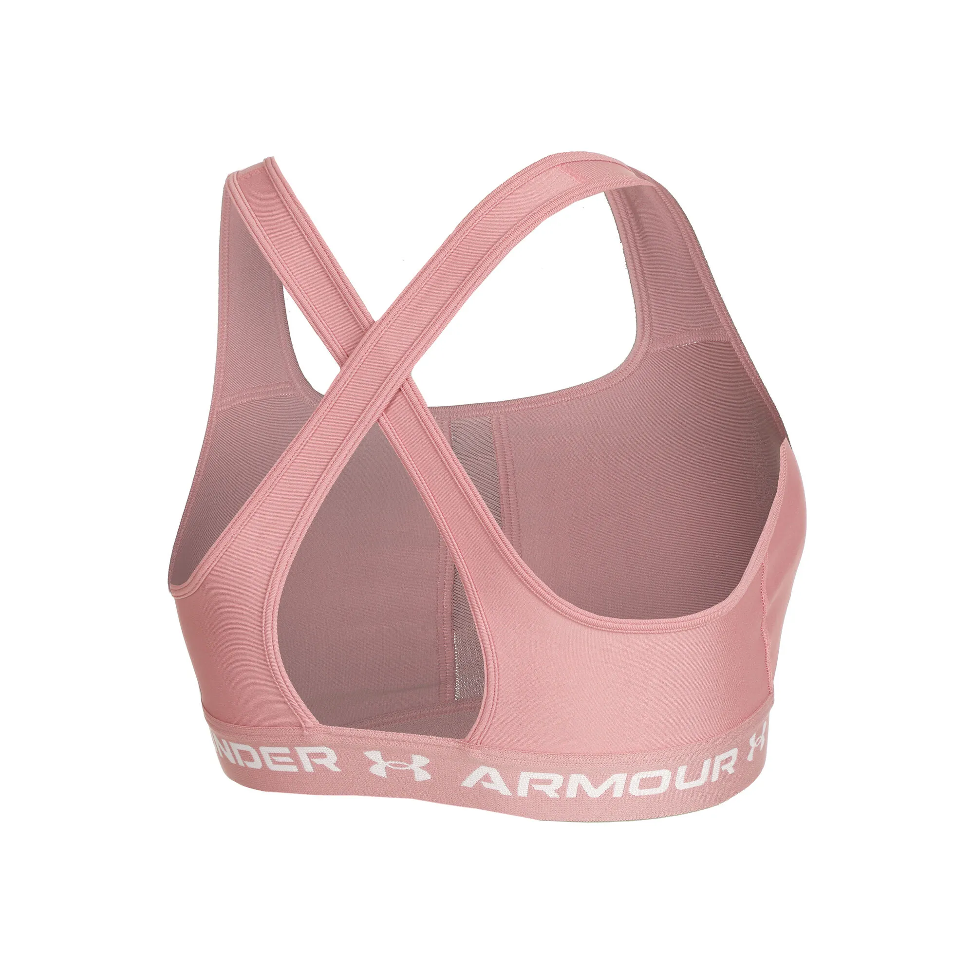 Under Armour Crossback Mid Reggiseni Sportivi Donna - Rosa - immagine 2