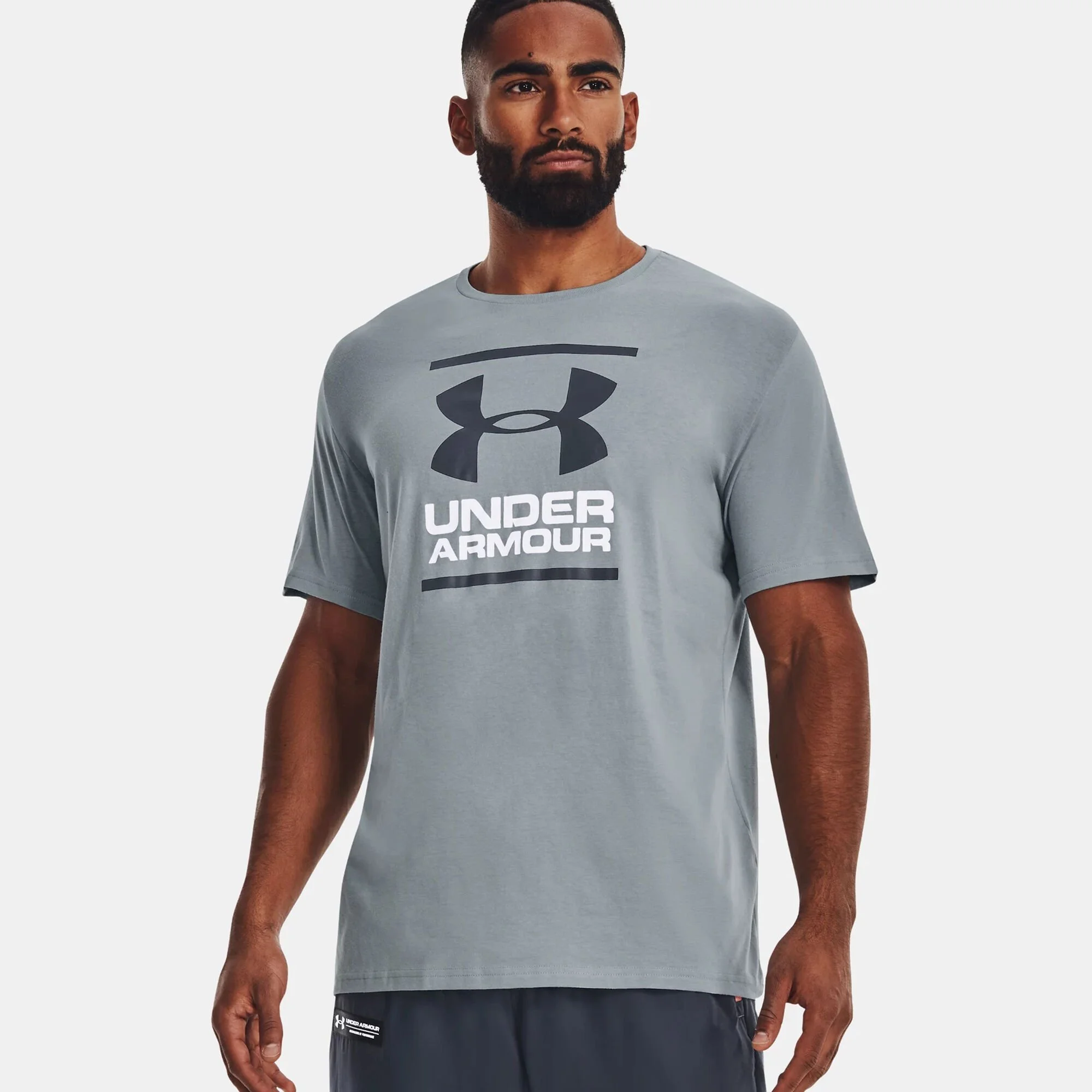Under Armour Sportstyle Graphic Maglietta Uomini - Grigio, Multicolore - immagine 3
