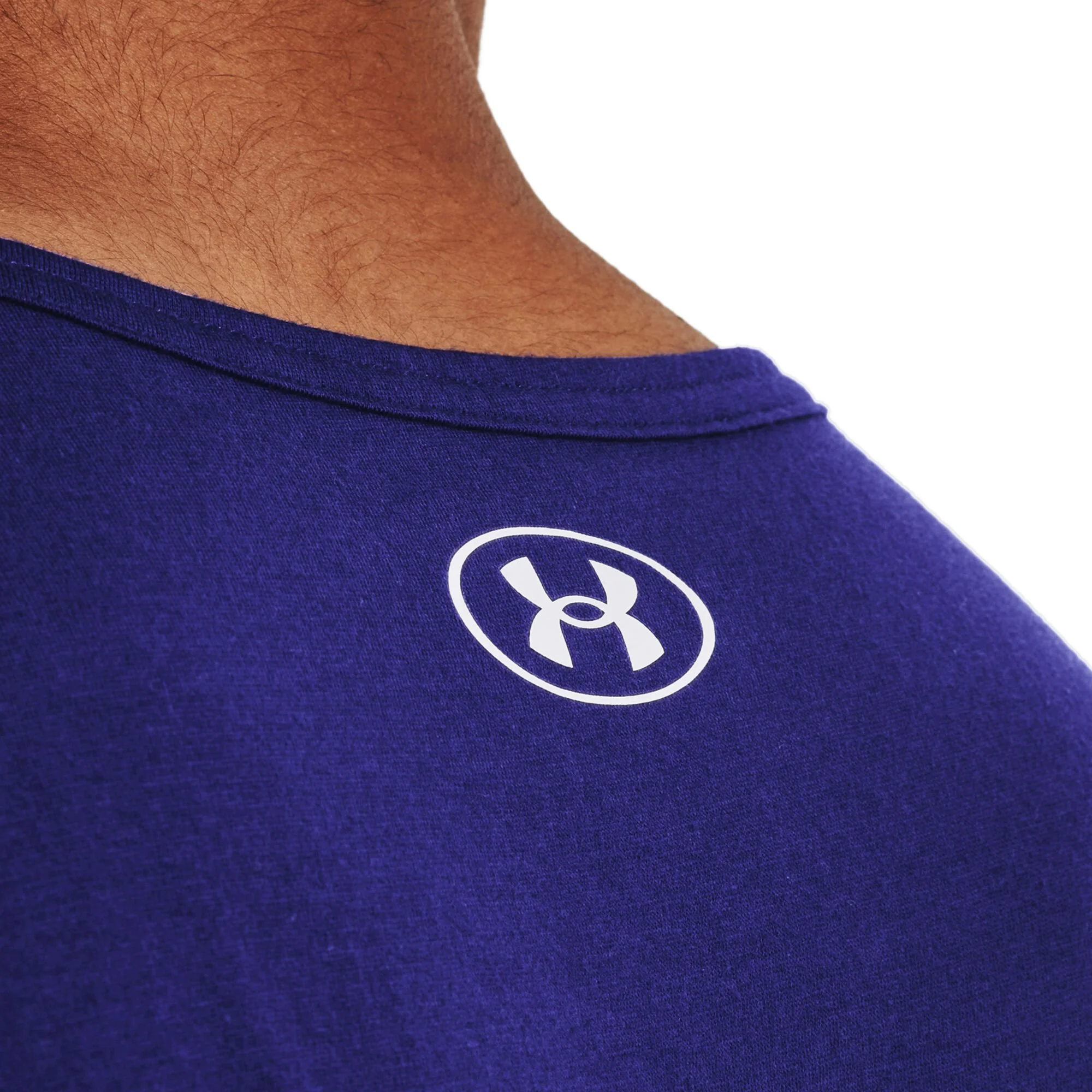 Under Armour Sportstyle Logo Graphic Canottiera Uomini - Blu Scuro, Bianco - immagine 6