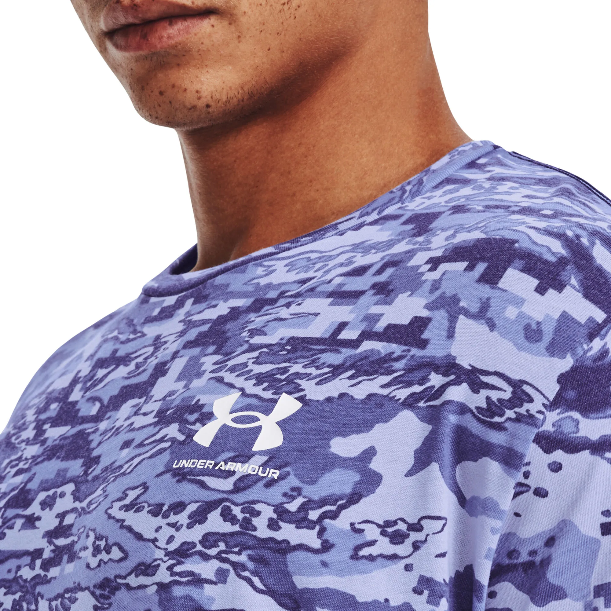 Under Armour ABC Camo Maglietta Uomini - Blu Scuro, Blu - immagine 6
