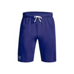 Under Armour Rival Terry Pantaloncini Uomini - Blu Scuro