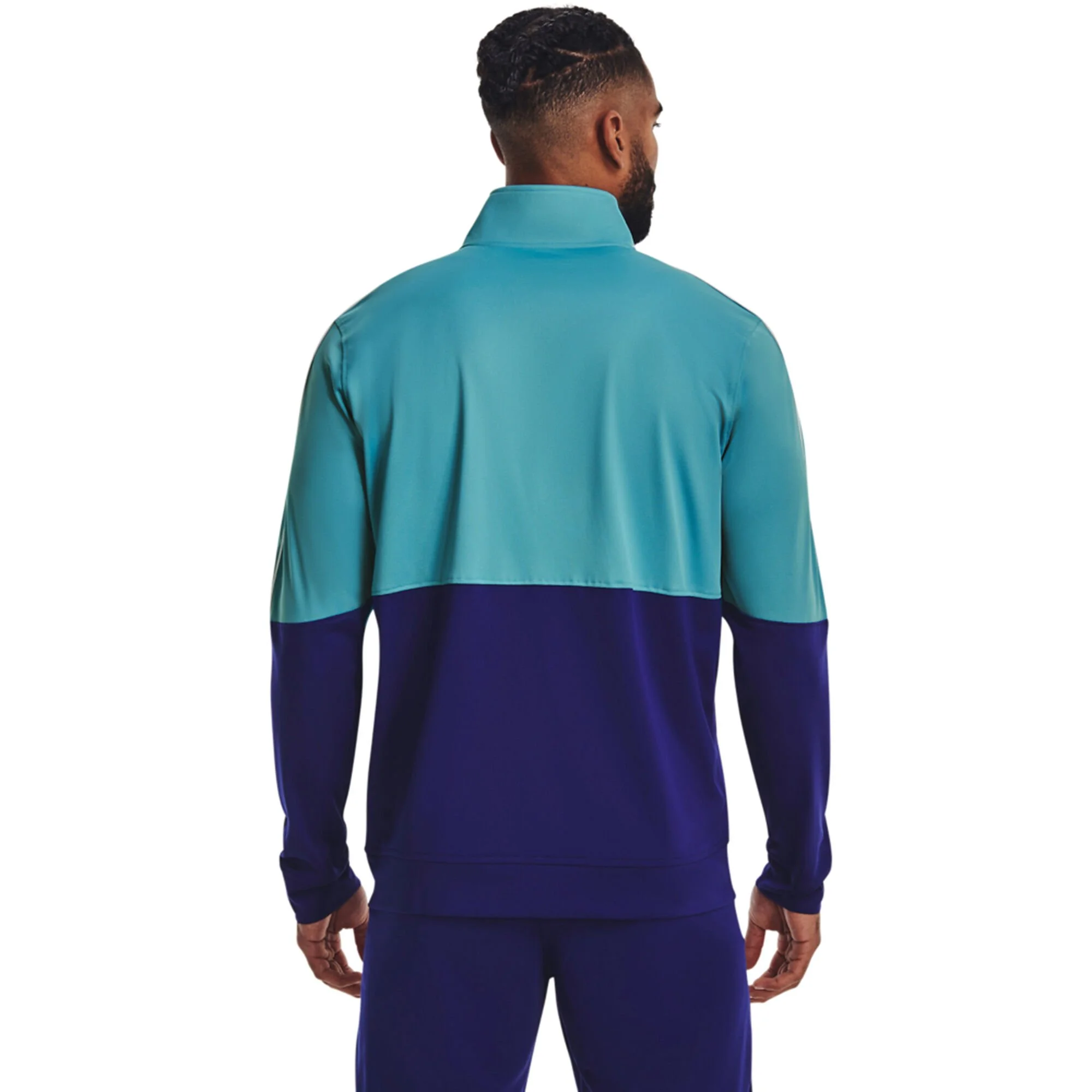 Under Armour Pique Track Uomini - Turchese, Blu Scuro - immagine 6