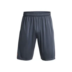 Under Armour Tech WM Graphic Pantaloncini Uomini - Grigio Scuro, Arancione