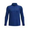 Under Armour 2.0 Half-Zip Manica Lunga Ragazzi - Blu