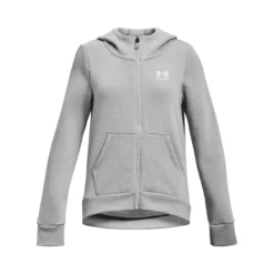 Under Armour BL Felpa Ragazze - Grigio Chiaro