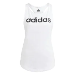 ADIDAS Linear Canottiera Donna - Bianco, Nero