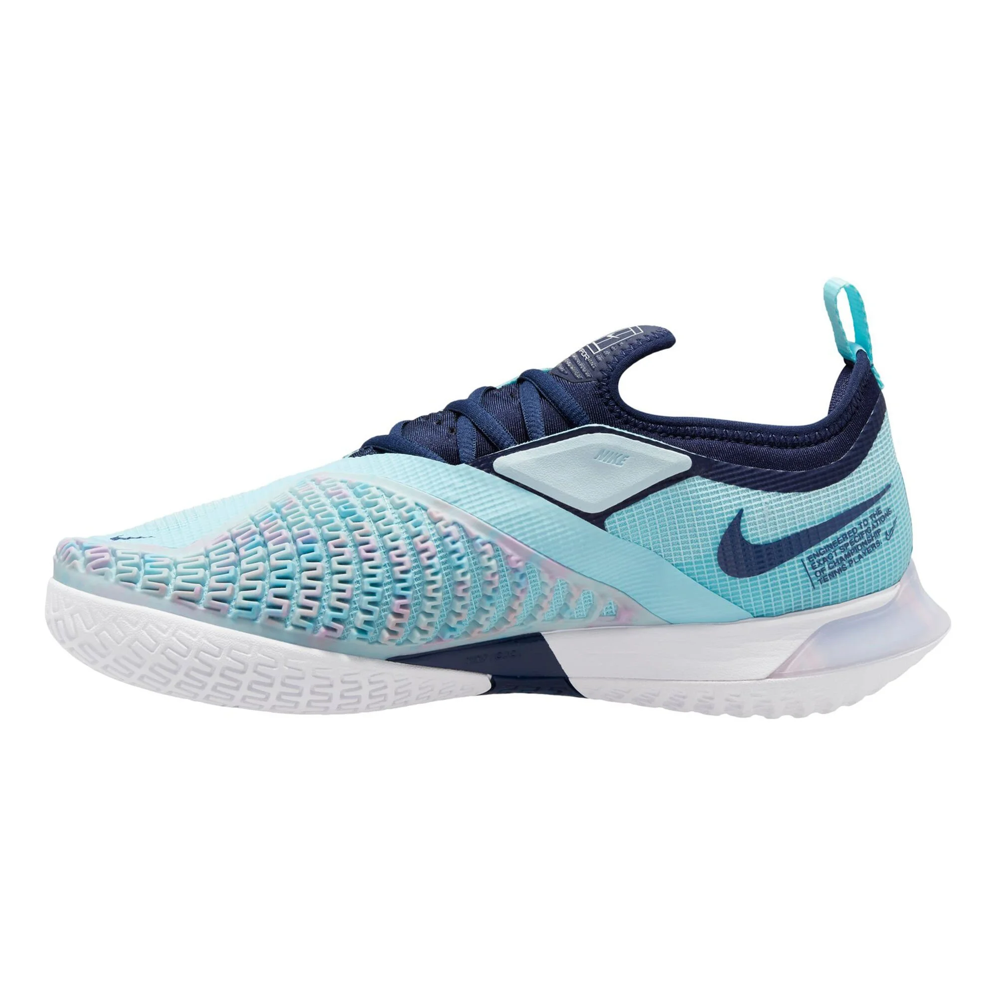 Nike React Vapor NXT Scarpa Per Tutte Le Superfici Donna - Blu Chiaro, Blu Scuro - immagine 3