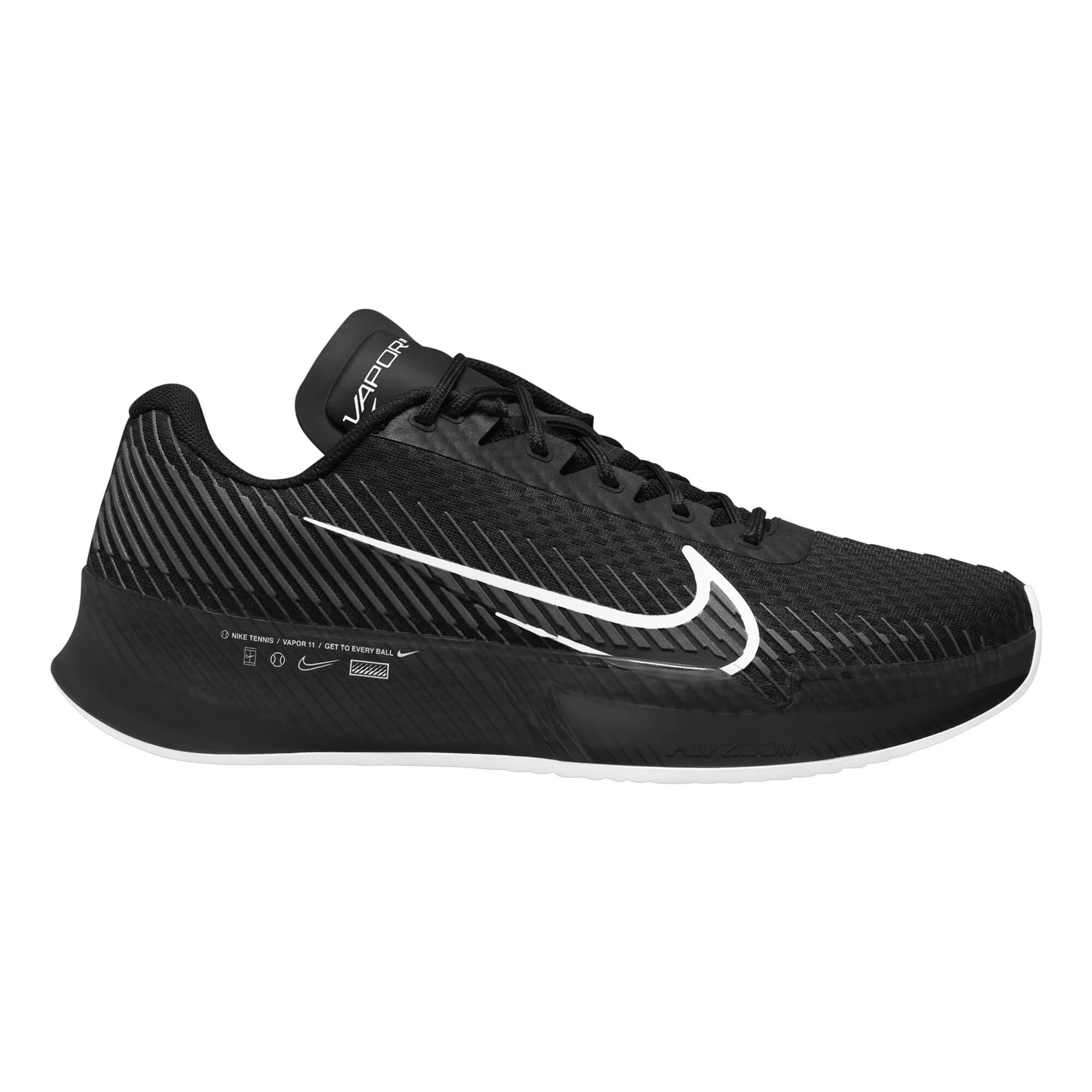 Nike Air Zoom Vapor 11 Scarpa Per Terra Rossa Uomini - Nero, Bianco