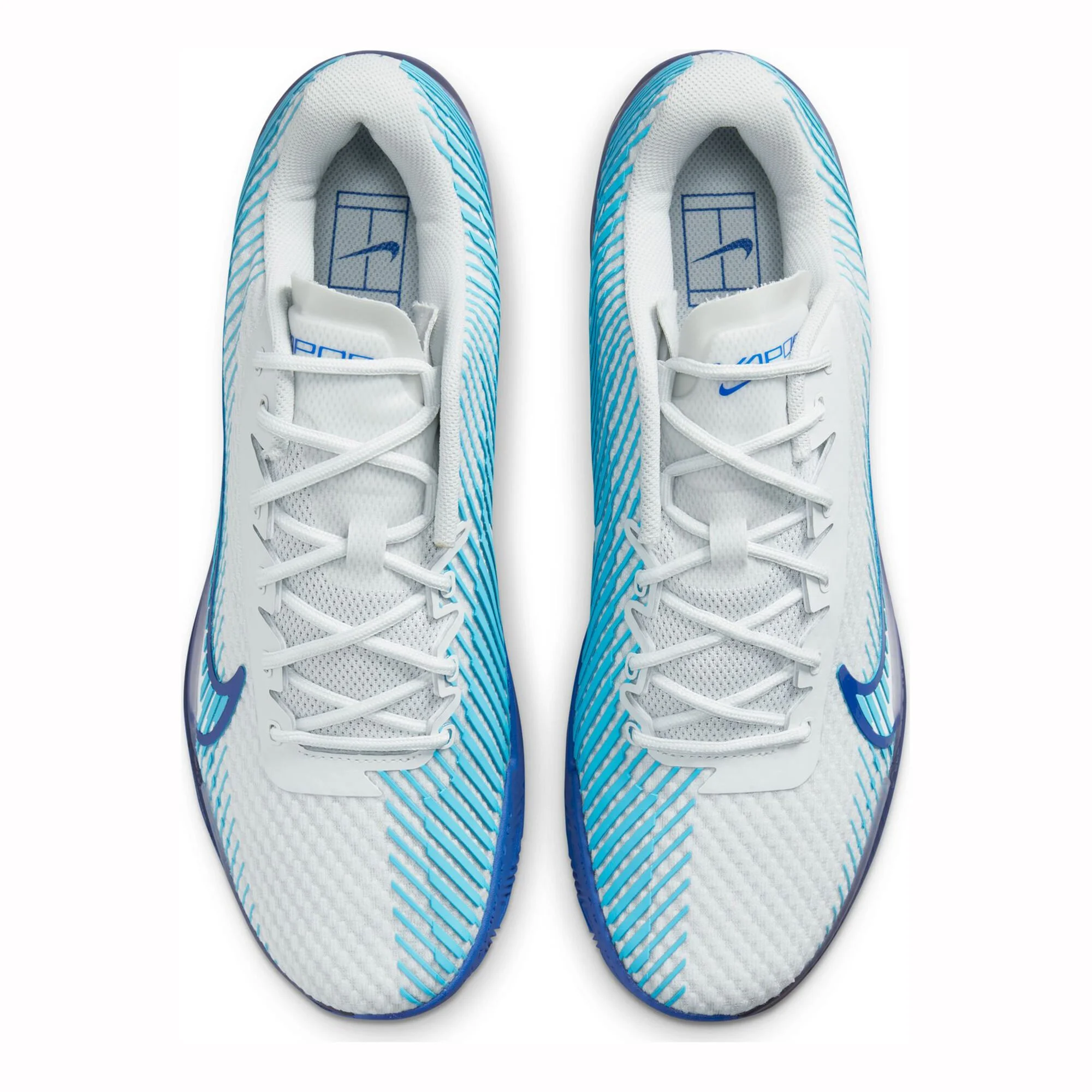 Nike Air Zoom Vapor 11 Scarpa Per Terra Rossa Uomini - Bianco, Turchese - immagine 3