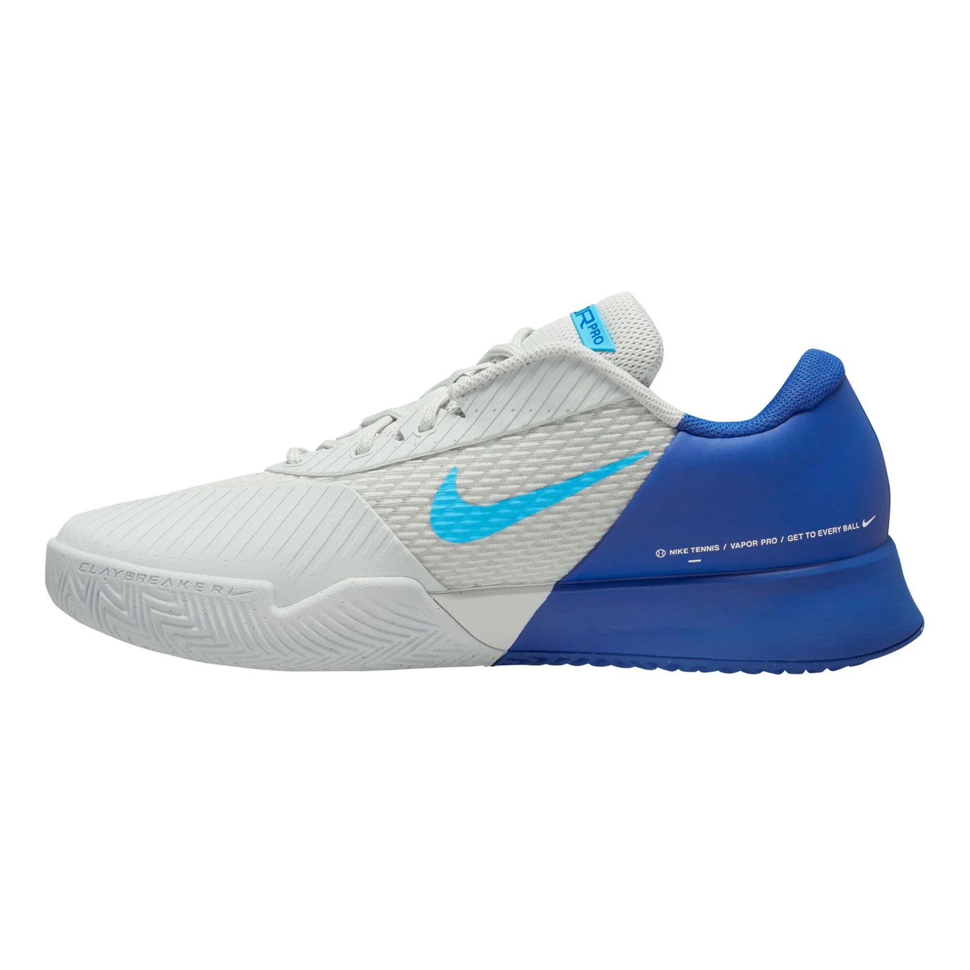 Nike Air Zoom Vapor Pro 2 Scarpa Per Terra Rossa Uomini - Bianco, Blu - immagine 2