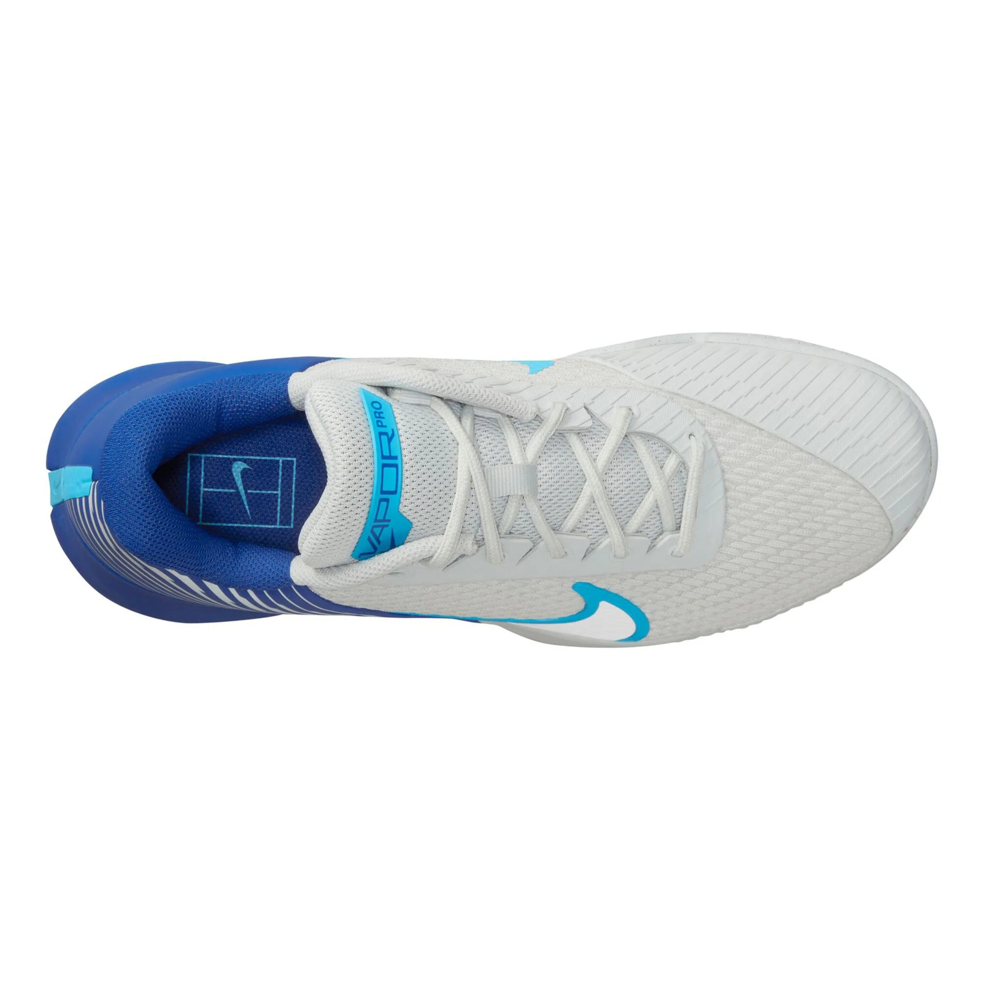 Nike Air Zoom Vapor Pro 2 Scarpa Per Terra Rossa Uomini - Bianco, Blu - immagine 3