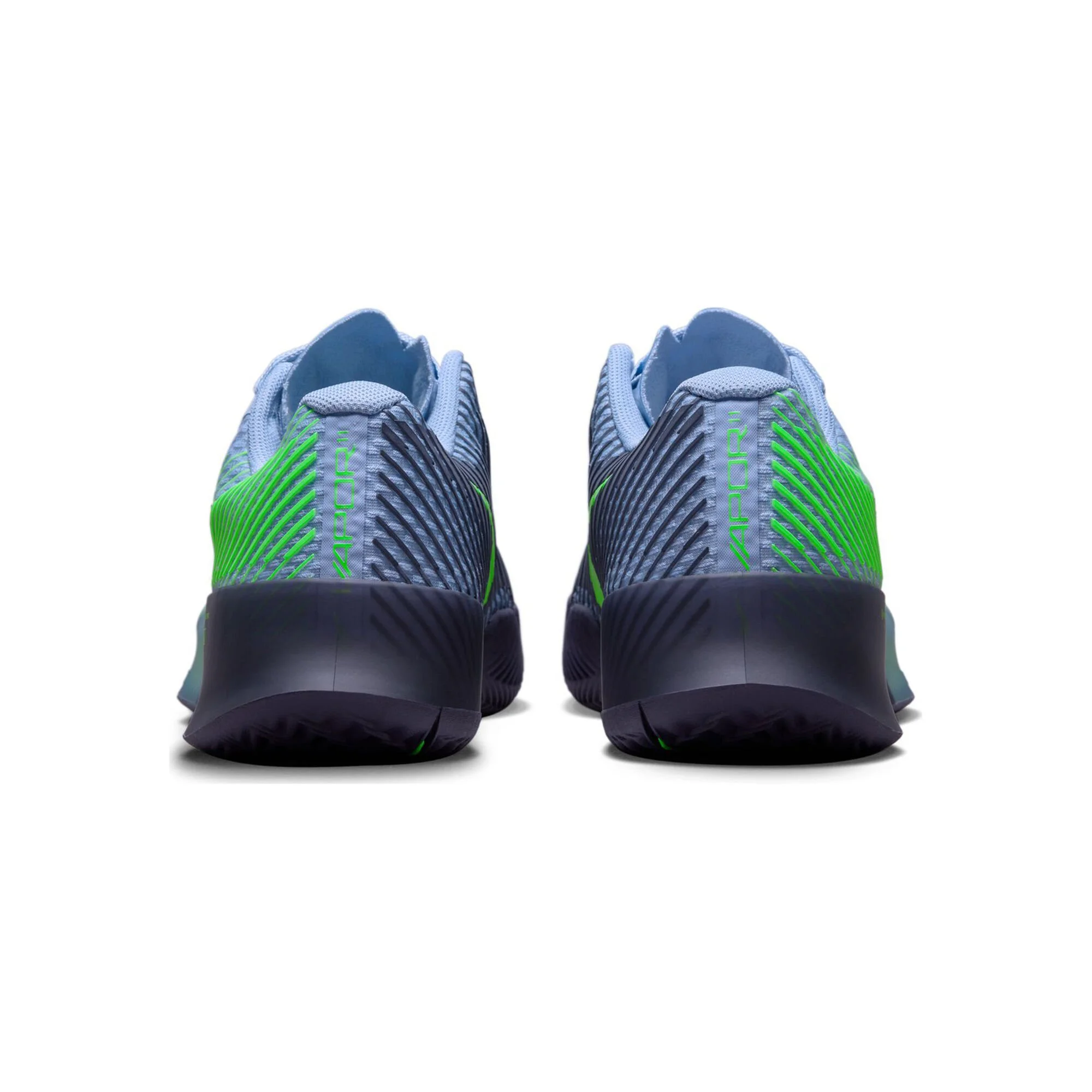 Nike Zoom Vapor 11 Scarpa Per Terra Rossa Uomini - Blu Chiaro, Verde Neon - immagine 5
