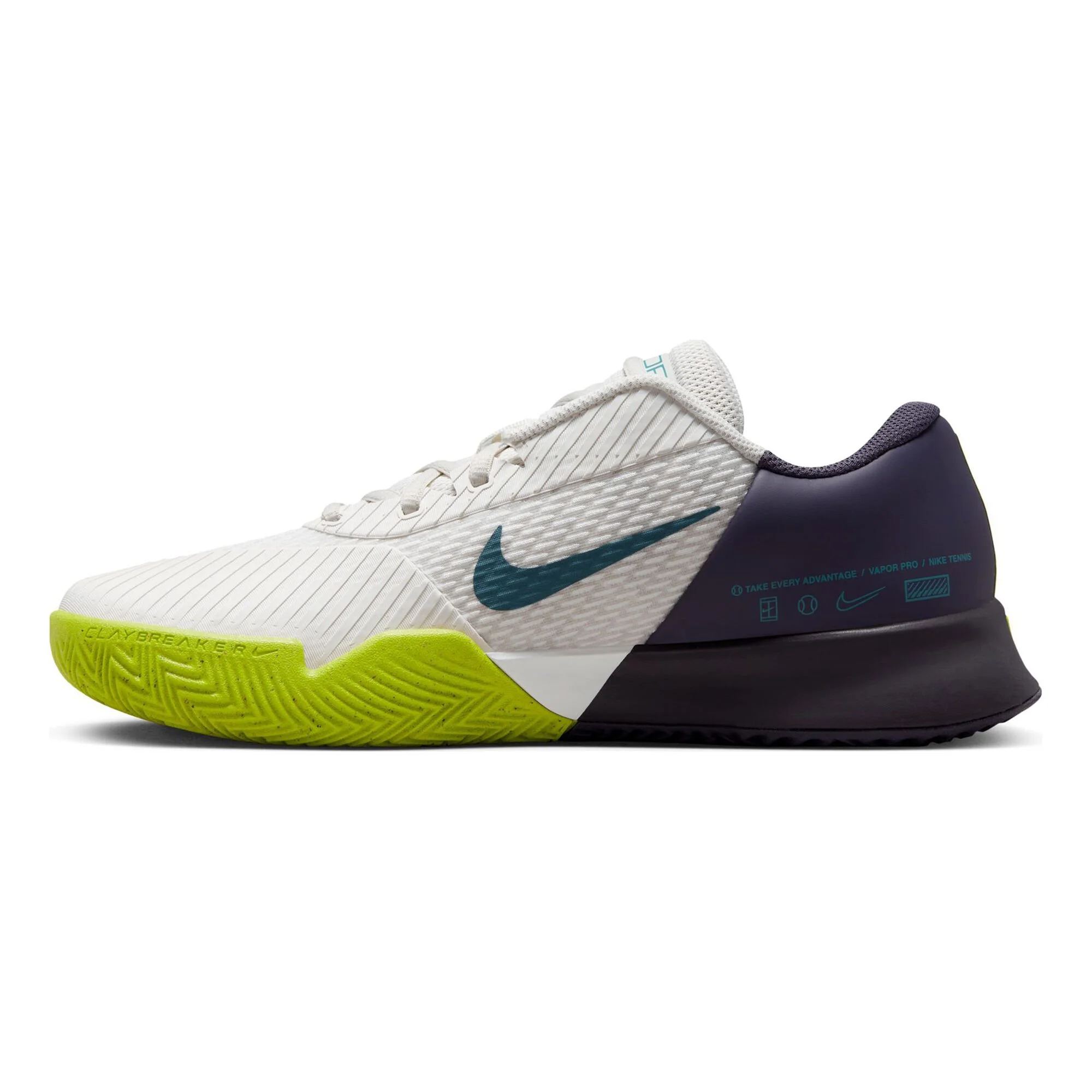 Nike Zoom Vapor Pro 2 Scarpa Per Terra Rossa Uomini - Blu Scuro, Bianco - immagine 2