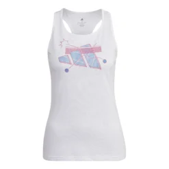 ADIDAS Cat Graphic Canottiera Donna - Bianco