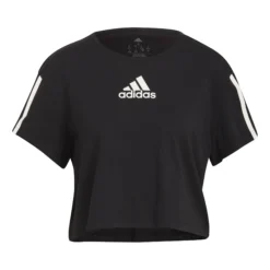 ADIDAS Cotton-Touch Cropped Maglietta Donna - Nero