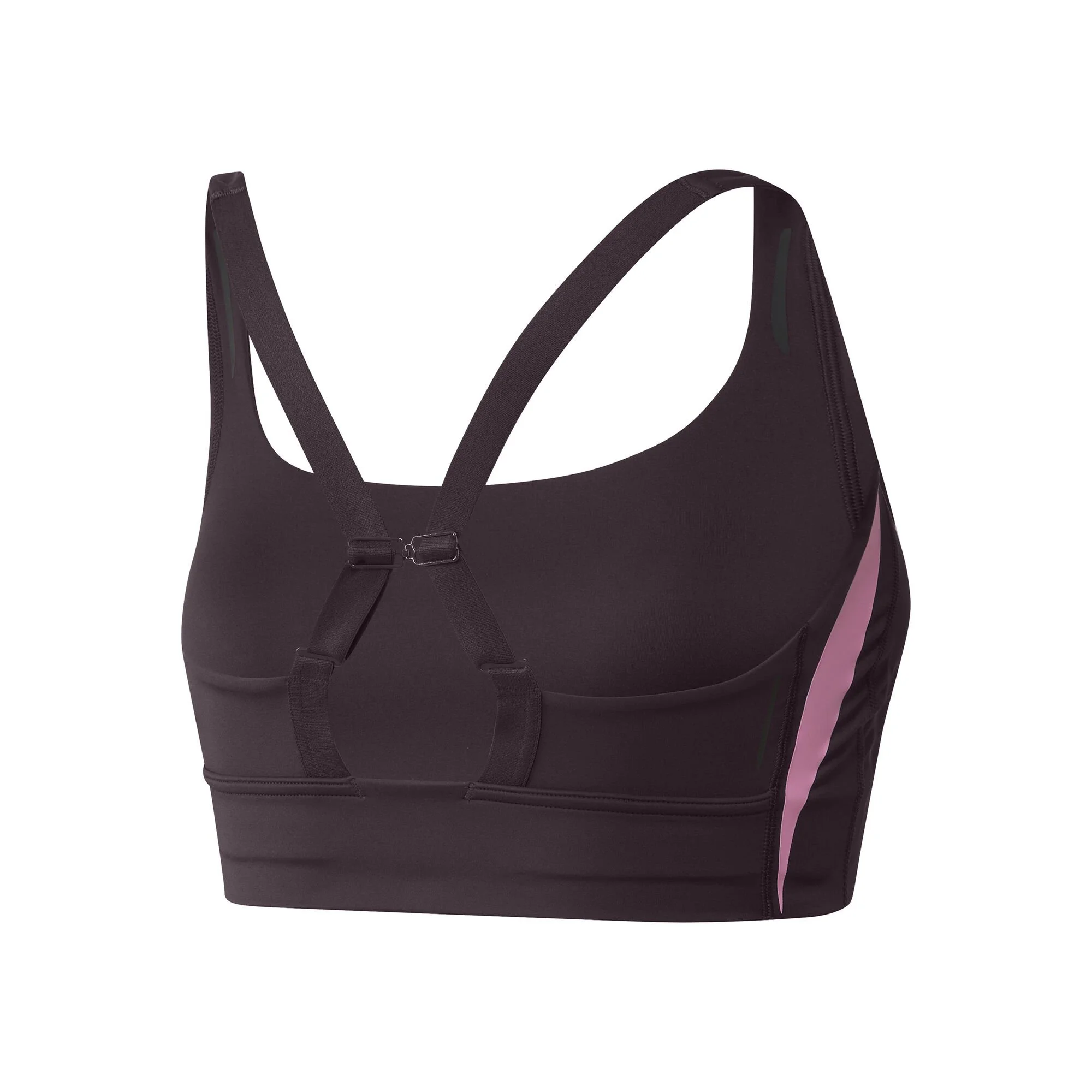 ADIDAS PWI L Medium-Support High Intensity Reggiseni Sportivi Donna - Nero, Rosa - immagine 2